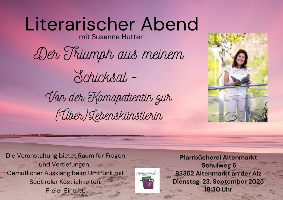 Autorenlesung mit Susanne Hutter