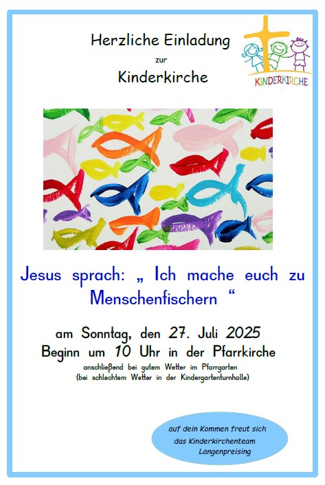 Plakat Kinderkirche