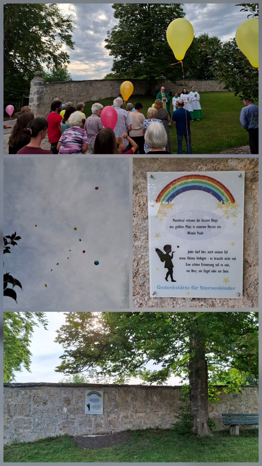Segnung der Sternkinder Gedenkstätte