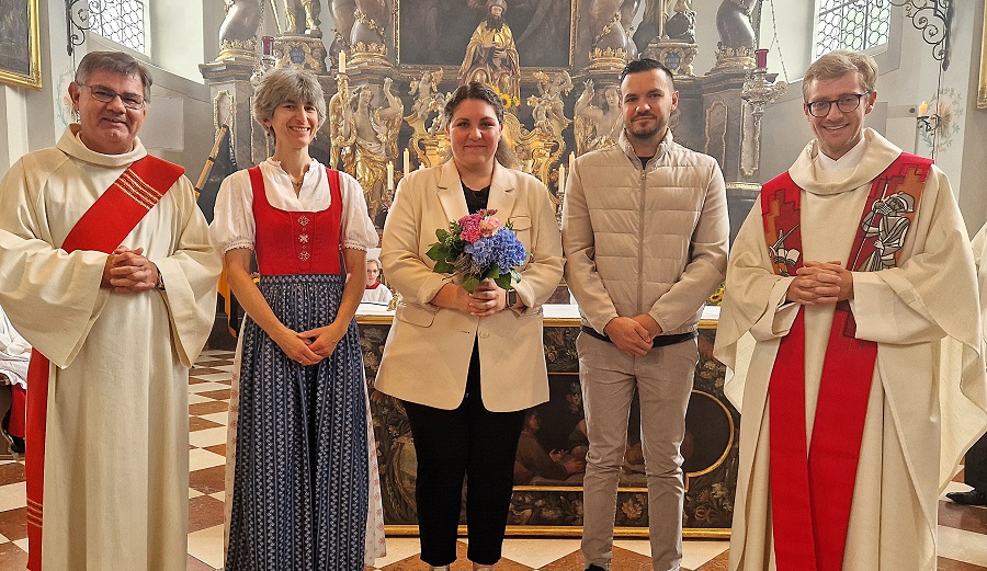 Begrüßung Fr. Scheid