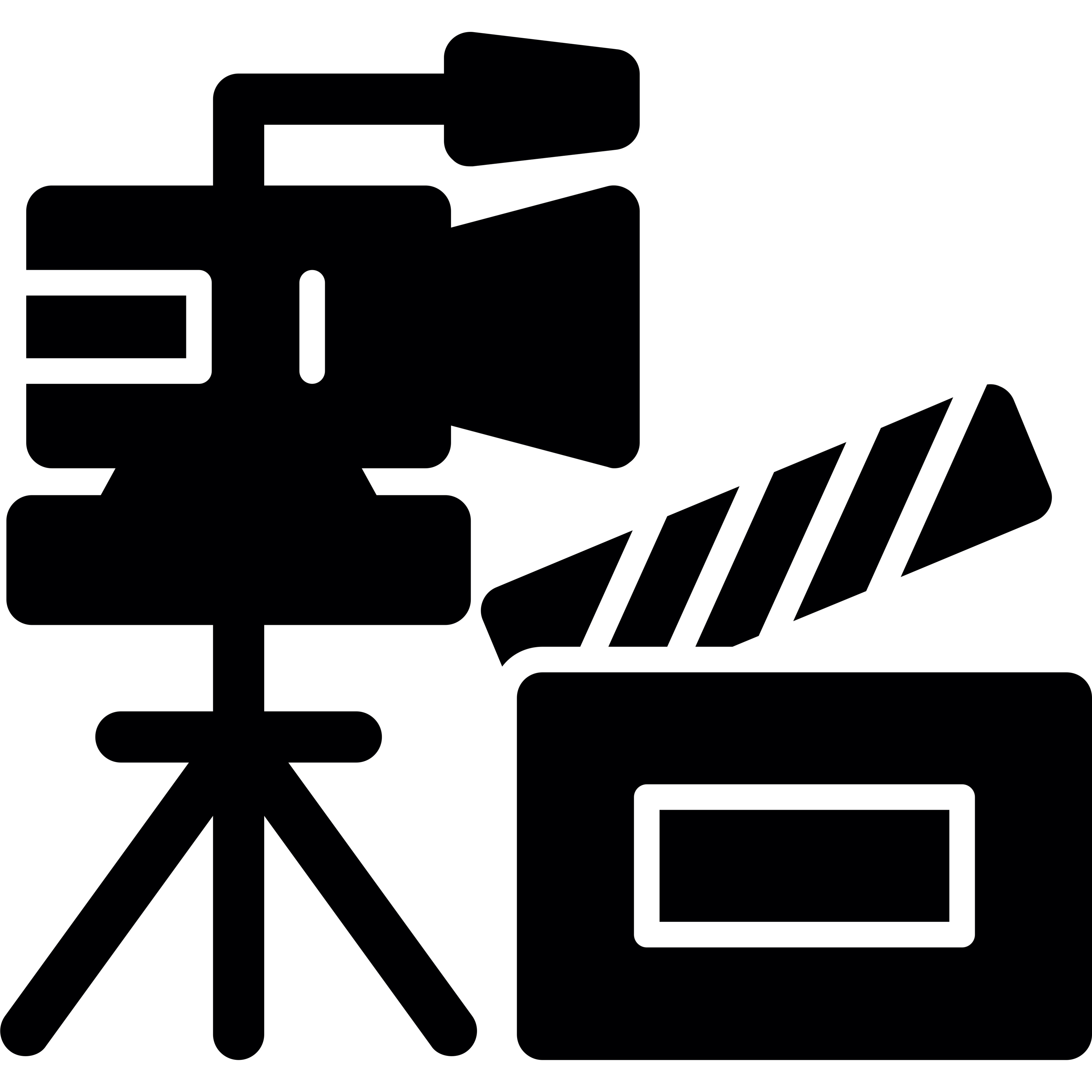 Filmkamera und Klappe