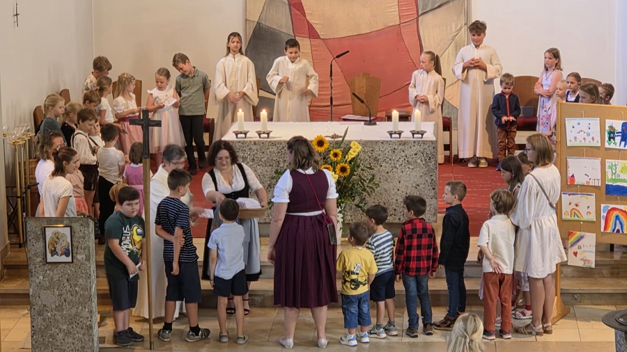 Familiengottesdienst mit Kindergarten
