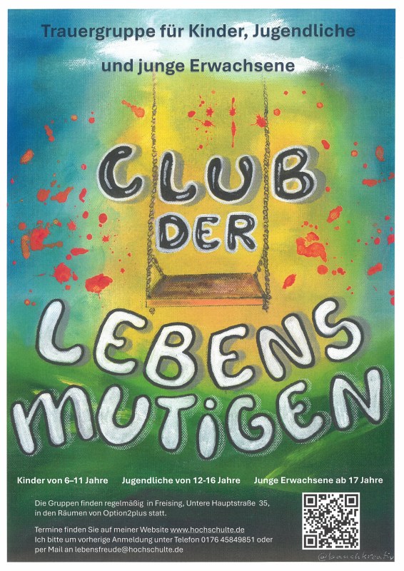 Trauergruppe für junge Betroffene