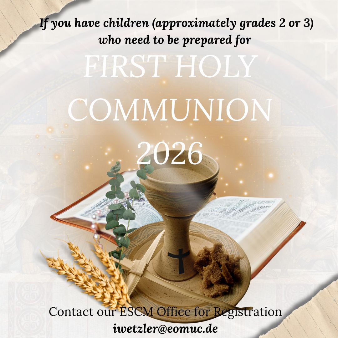 calling all children who need First Holy Communion