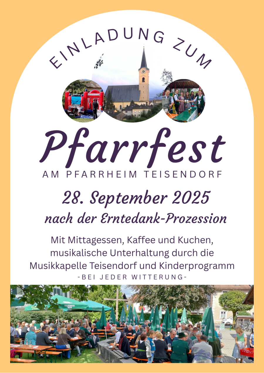 Pfarrfest Plakat 2025