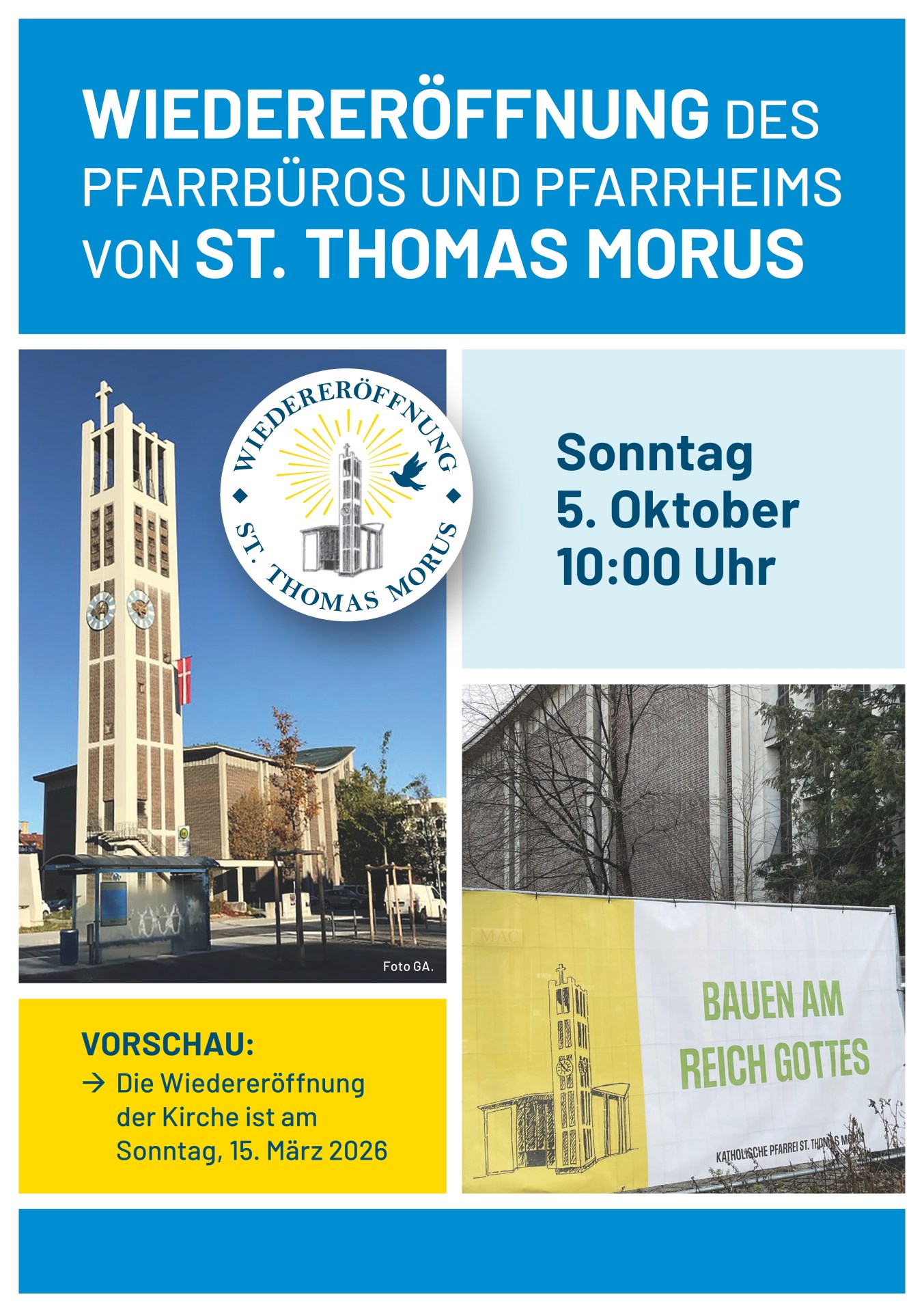 Plakat Neueröffnung