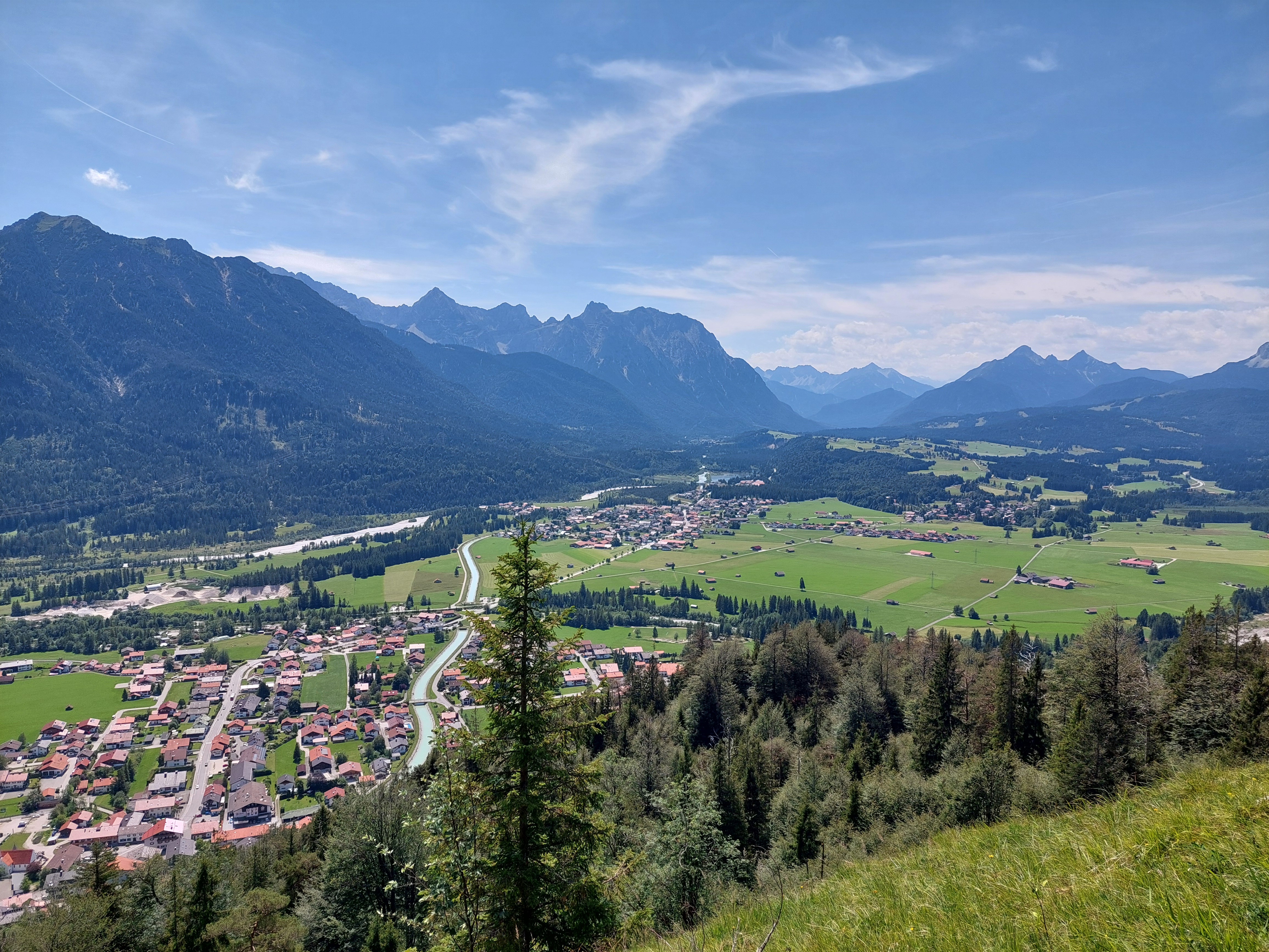 Oberes Isartal vom Kreppelschrofen-