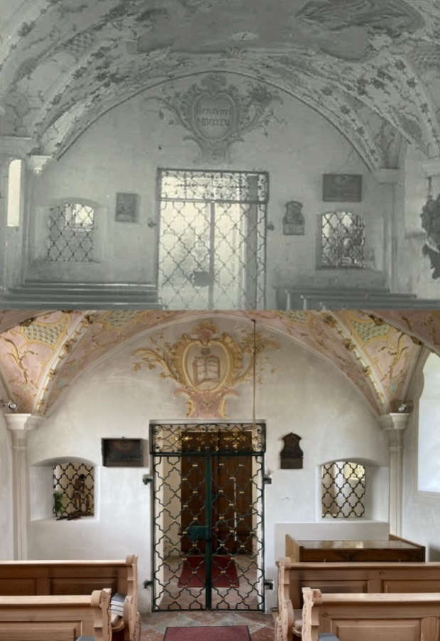 VotivtafelnFriedhofskapelleAmpfingDamalsHeute