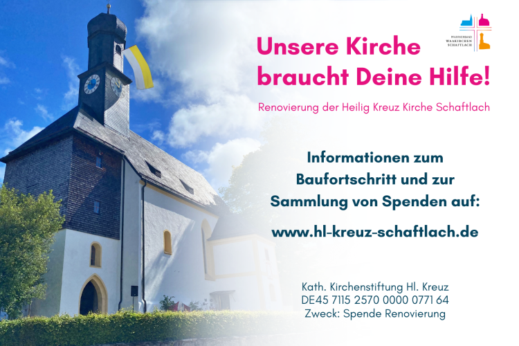 PV Webseite Spendensammlung Hl. Kreuz