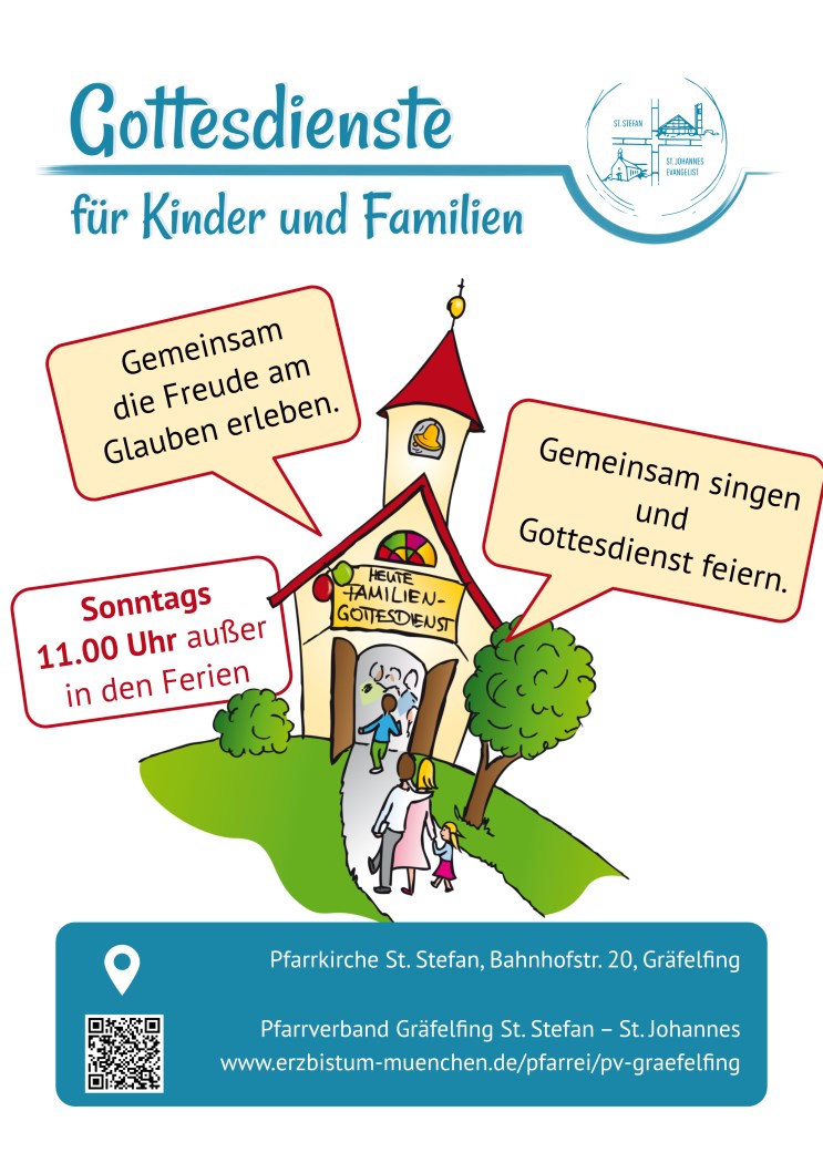 Plakat Familiengottesdienste