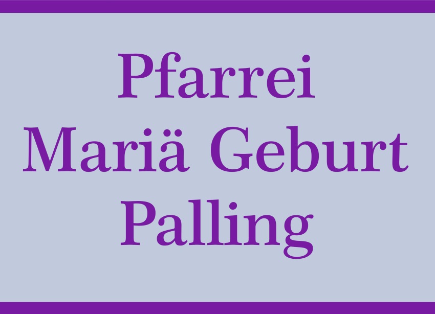 Kachel _ Pfarrei Mariä Geburt Palling