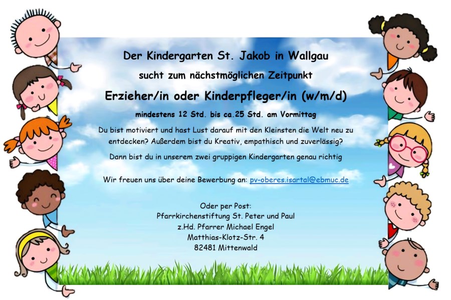 Stellenanzeige September 2025