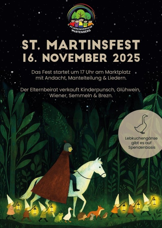 Einladung St. Martinsfeier 2025