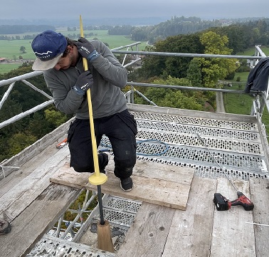 Vorbereitung Turmkreuzmontage_1