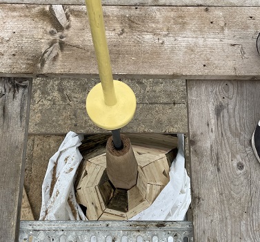 Vorbereitung Turmkreuzmontage_4