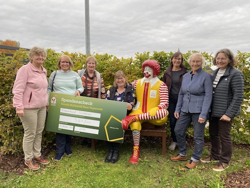 frauenbund schoenau spende ronald mc donald haus