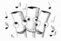 Cartoon Orgelpfeiferl