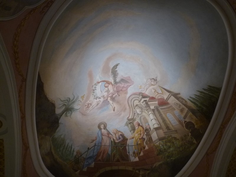 Hauptfresko "Mariä Heimsuchung"