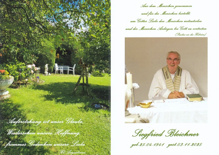 2025-11-03 Pfarrer Siegfried Bleichner