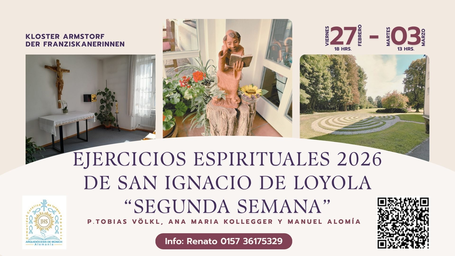 Ejercicios Espirituales 2026 de San Ignacio de Loyola. Segunda Semana