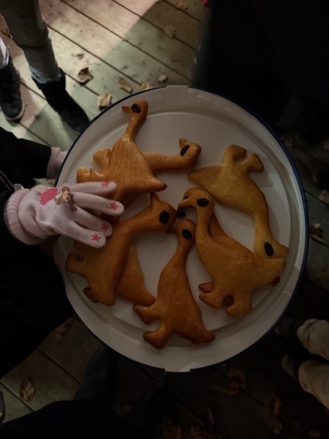 selbstgebackene Gänse zu St. Martin