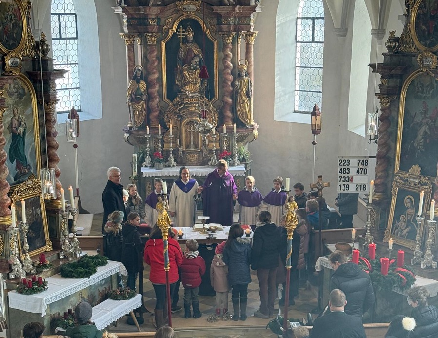 Höhenmoos Vorstellung der Erstkommunionkinder