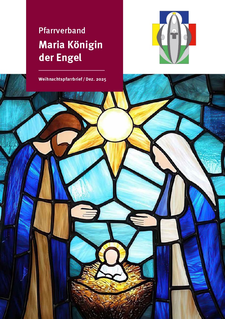 Titelbild Weihnachtspfarrbrief 2025 PV Maria Königin der Engel