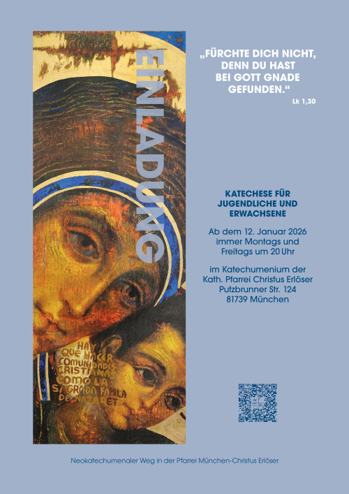 Plakat zur Glaubensverkündigung 2026