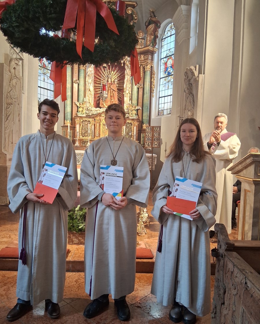 Neufraunhofen Ministranten Verabschiedung 2025
