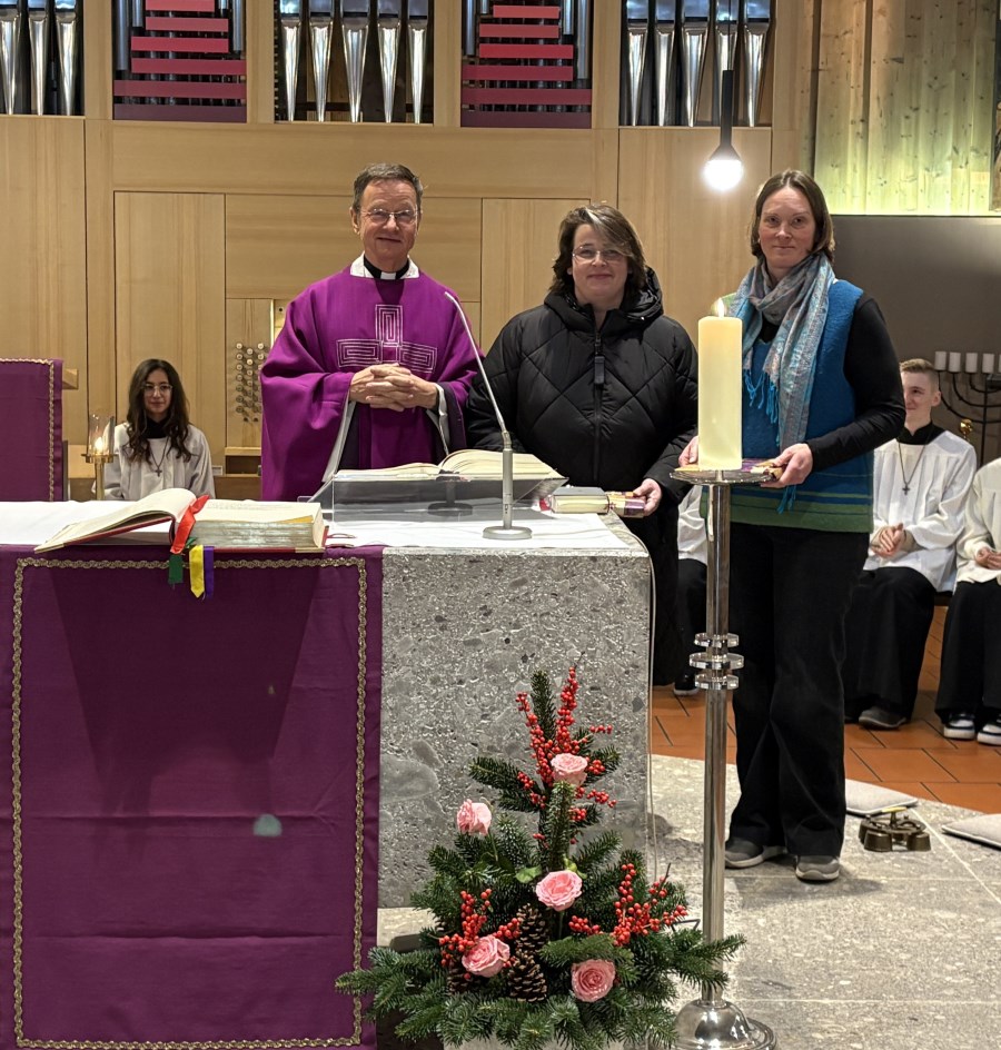 Abschied und Neubeginn in Wiederkunft Christ (Mesnerin-Wechsel)