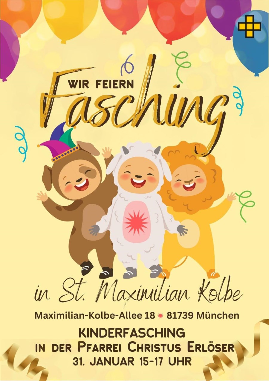 Plakat Kinderfasching 2026