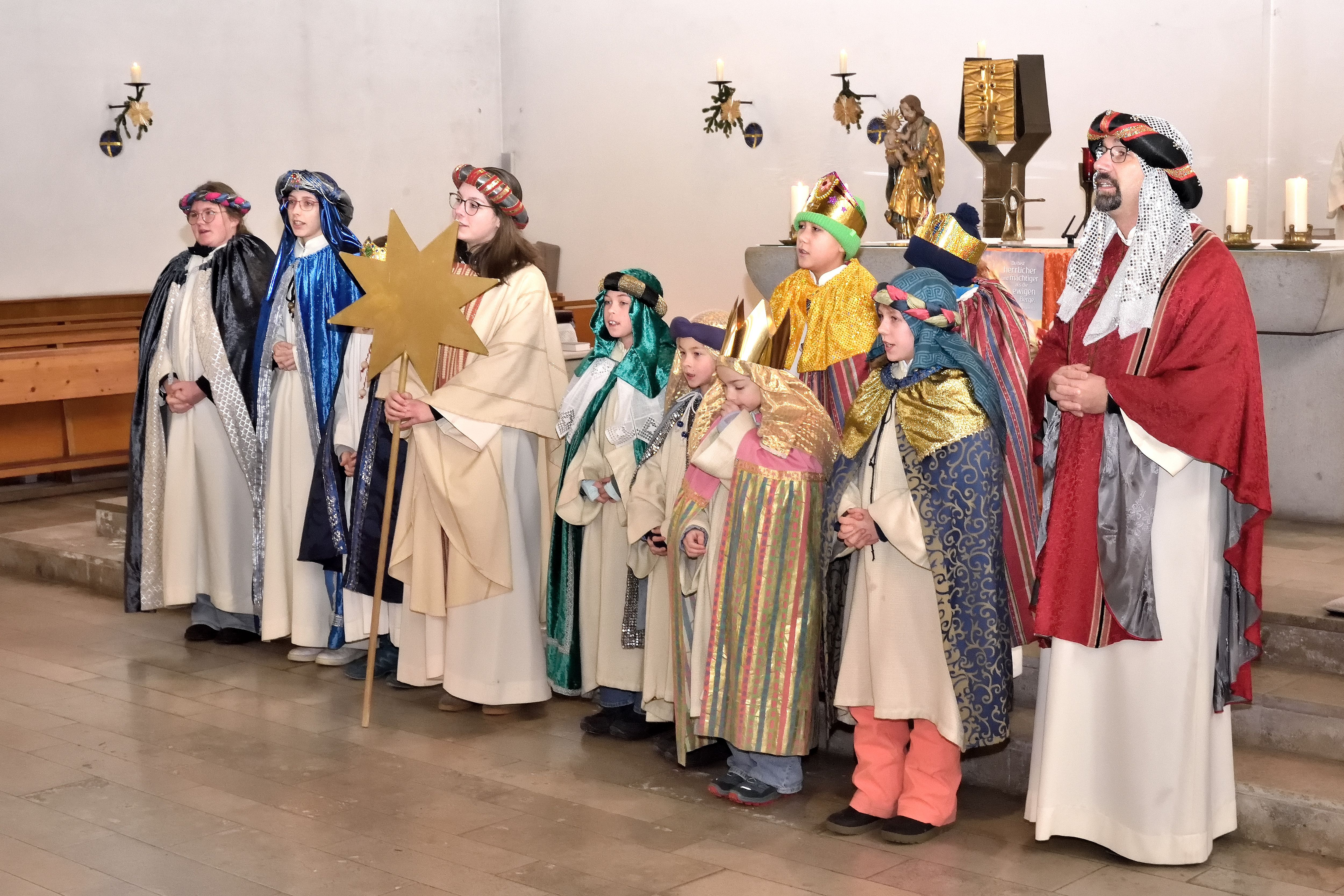 Neujahrswünsche der Sternsinger