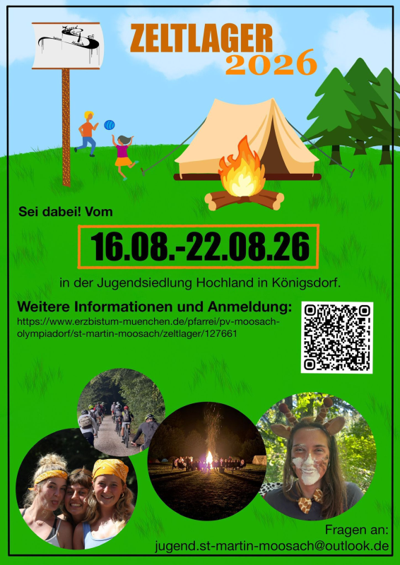 Flyer Zeltlager 2026