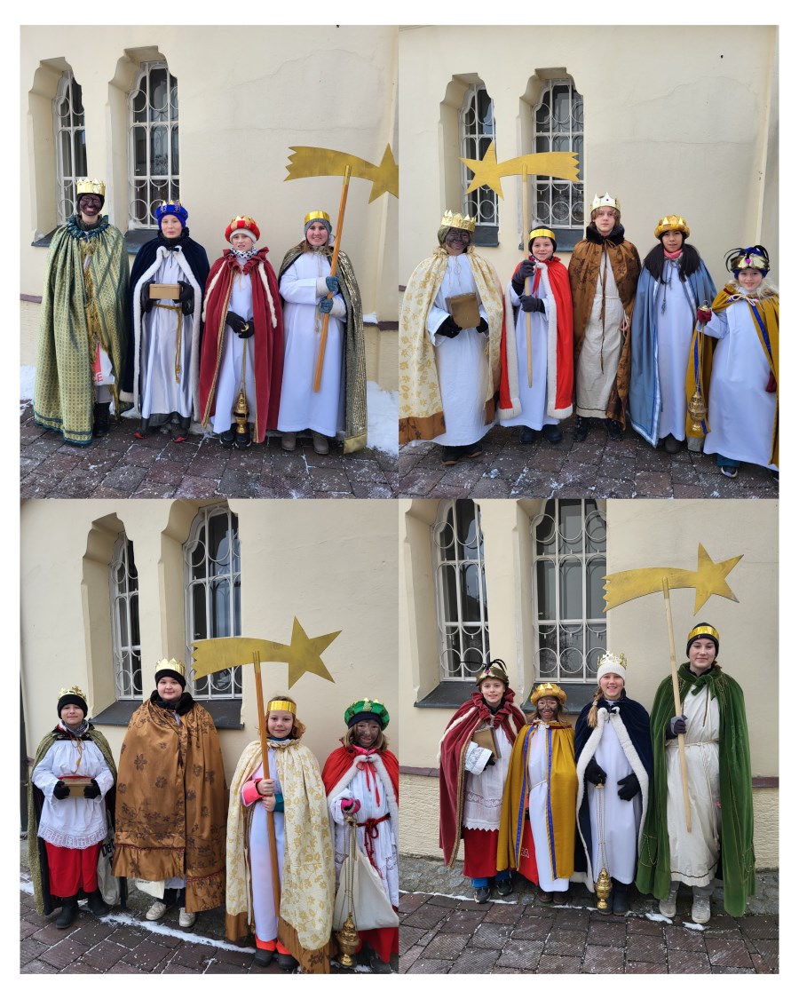 Die Tettenhausener Sternsingergruppen 2026