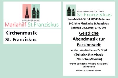 Ankündigung Orgelkonzert