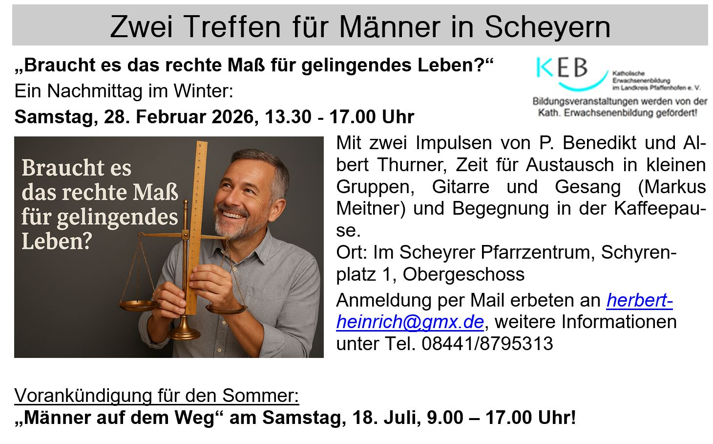 Ausschreibung Februar