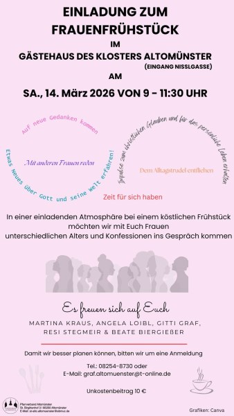 Einladung zum Frauenfrühstück