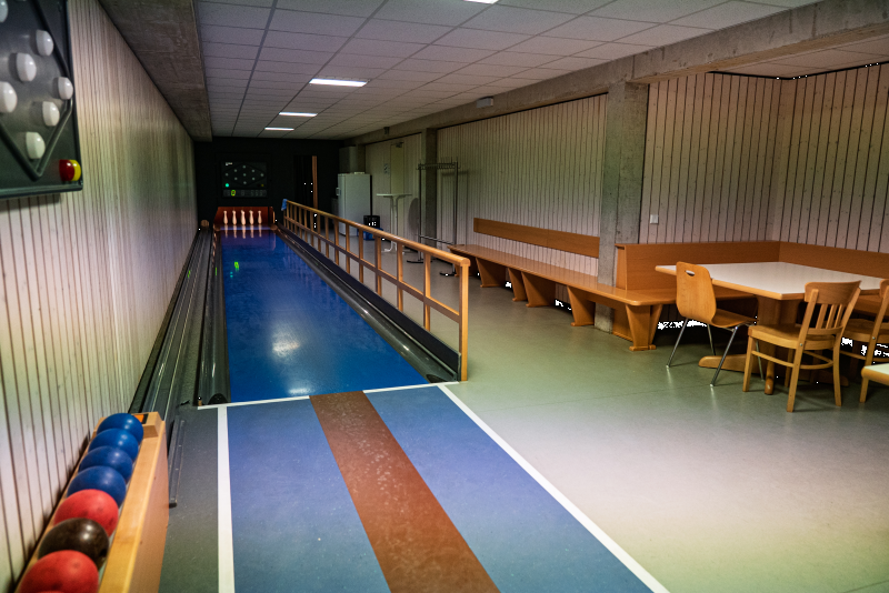 Kegelbahn im Pfarrheim Maria Schutz