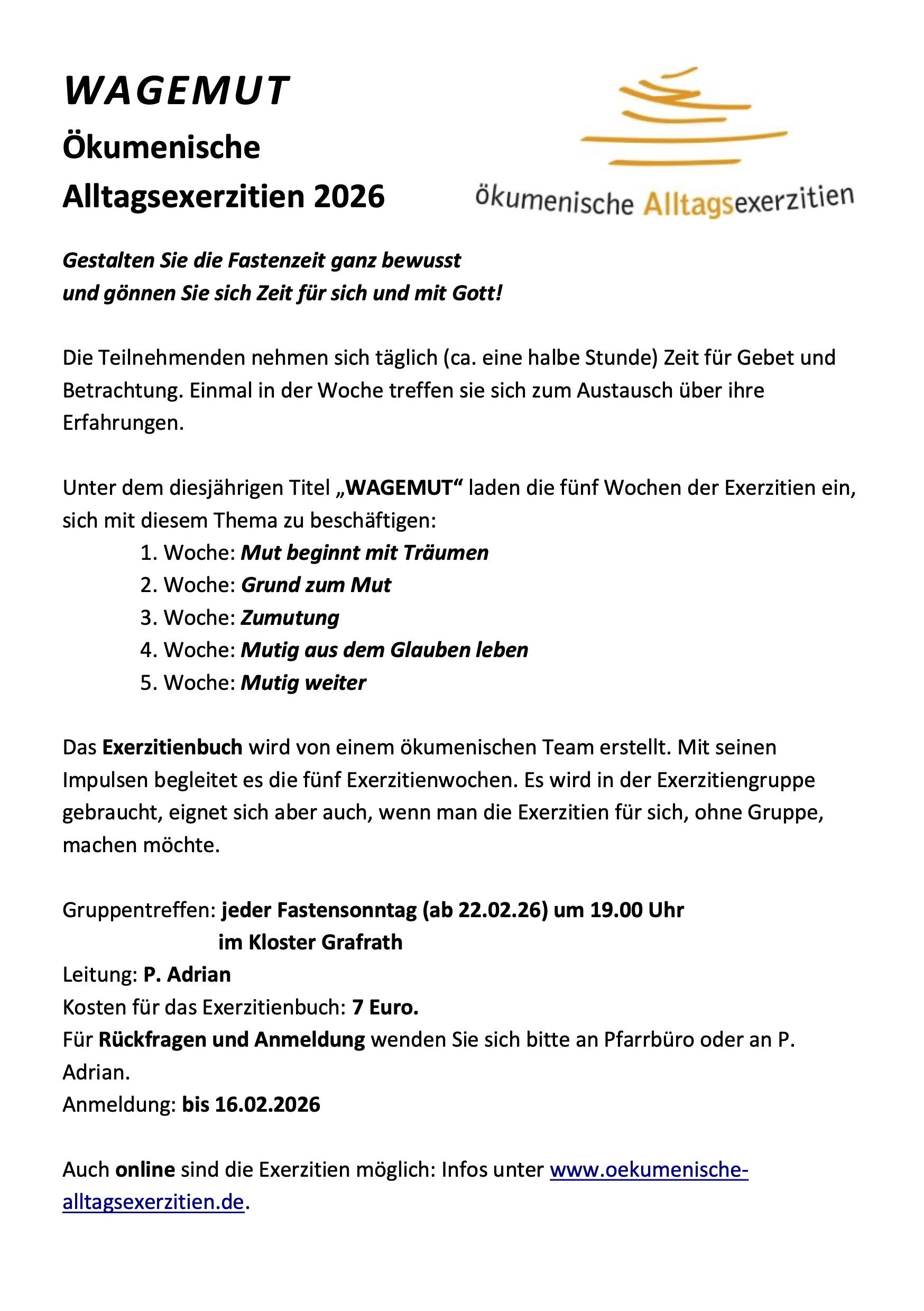 2026 Alltagsexerzitien