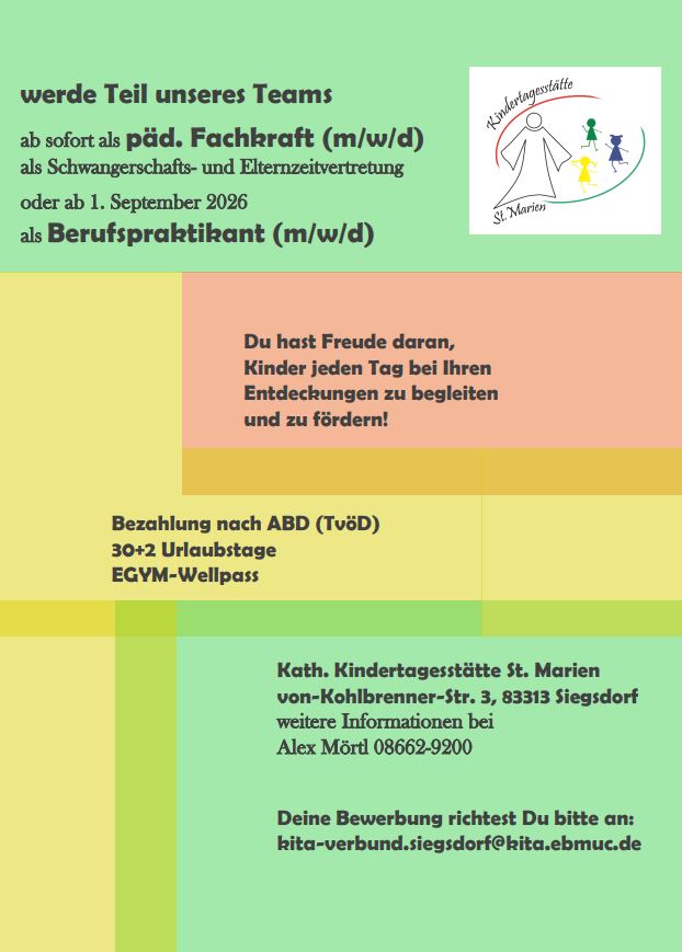Stellenanzeige Jan.26