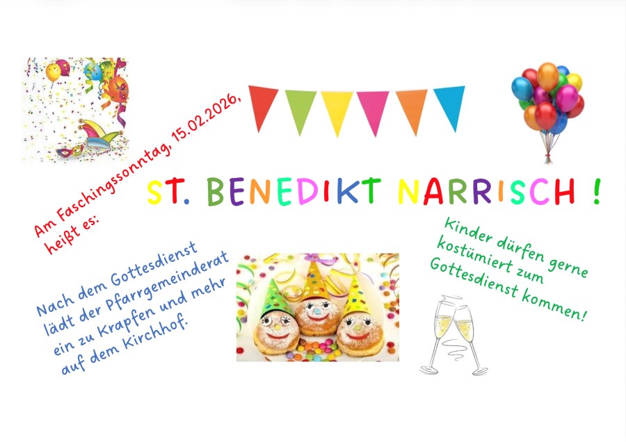 Sankt Benedikt narrisch
