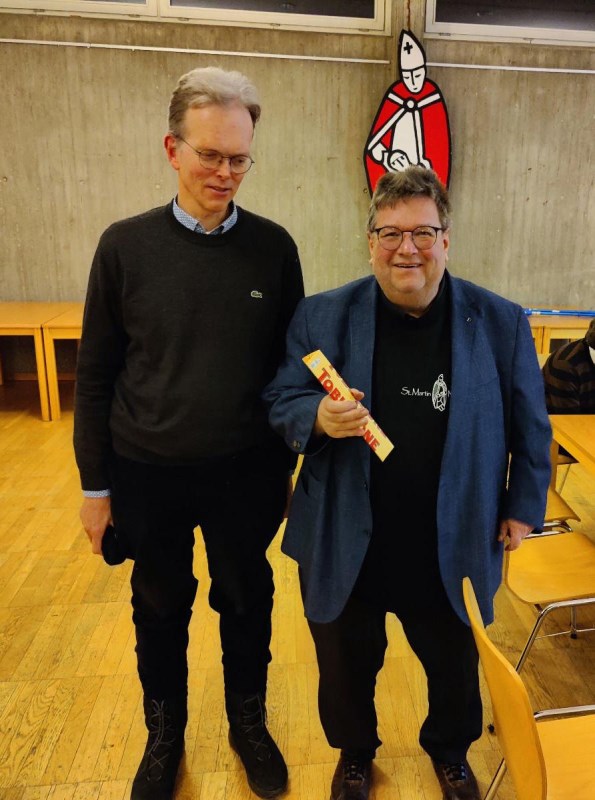 Pfarrer Andreas Krehbiel und Pfarrer Martin Cambensy