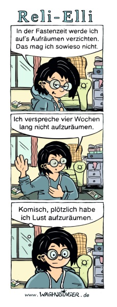 Reli-Elli - auf Aufräumen verzichten