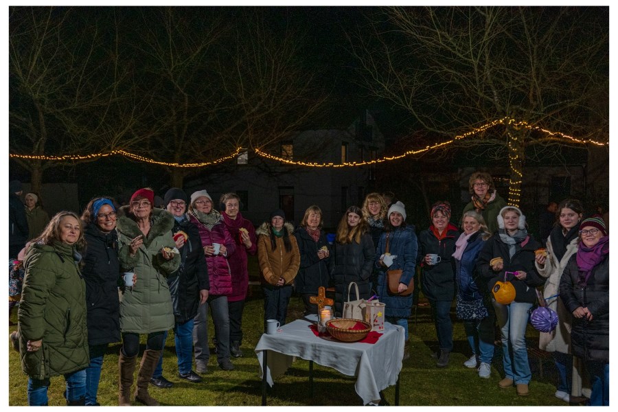 Teamfoto Sankt Martins-Fest im Pfarrgarten