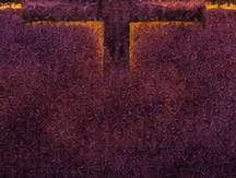 Ausschnitt purpur Kreuz
