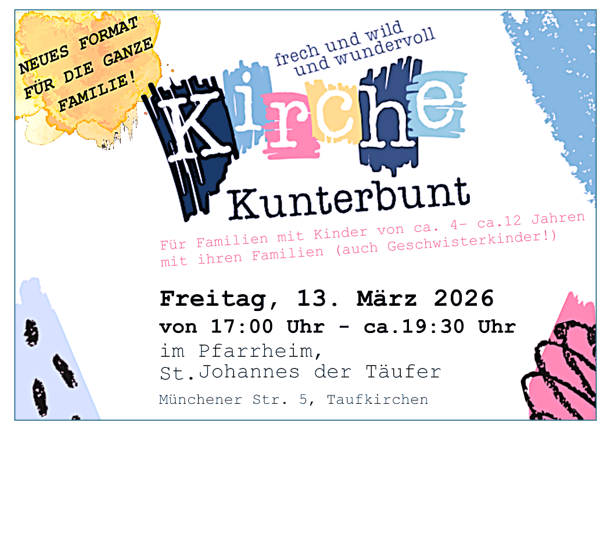 Kirche Kunterbunt März 2026