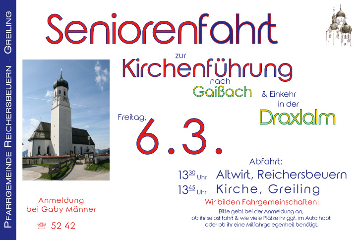 Unsere Senioren unterwegs auf Kirchentour