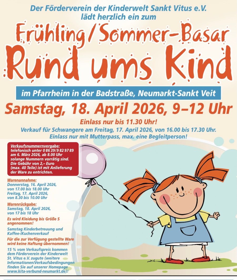 Frühjahrsbasar 2026