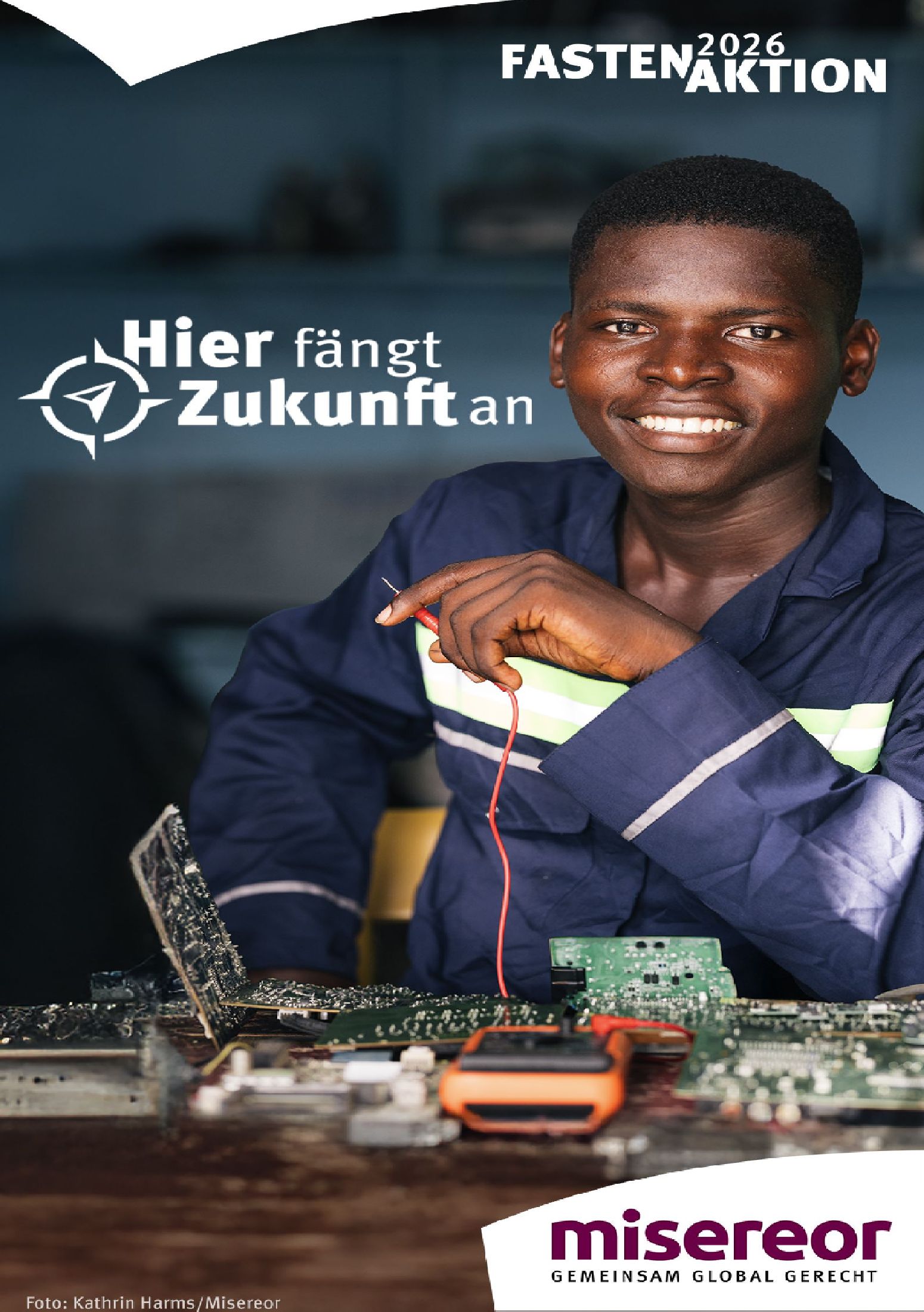 Plakat: "Hier fängt Zukunft an"<br/>Fastenaktion Misereor 2026