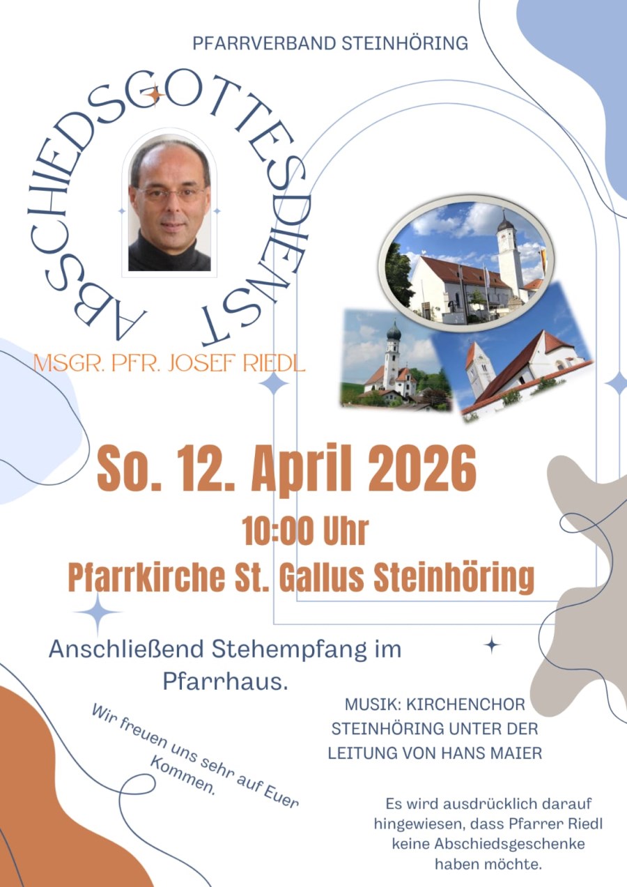 Verabschiedung Pf. Riedel